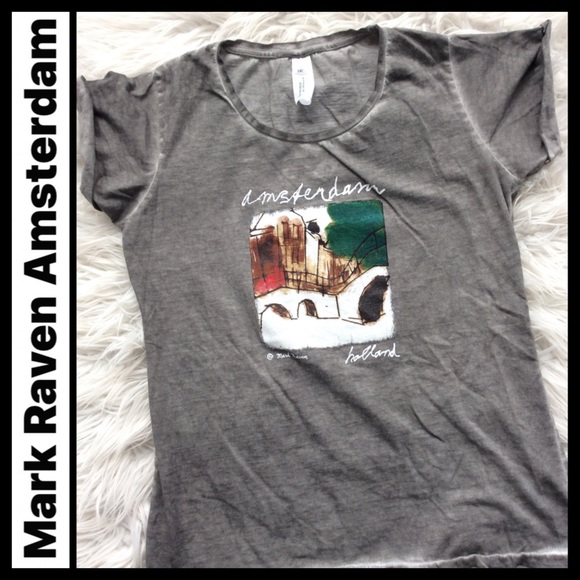 Mark Raven Amsterdam Art Vintage Tee - Picture 3 of 7